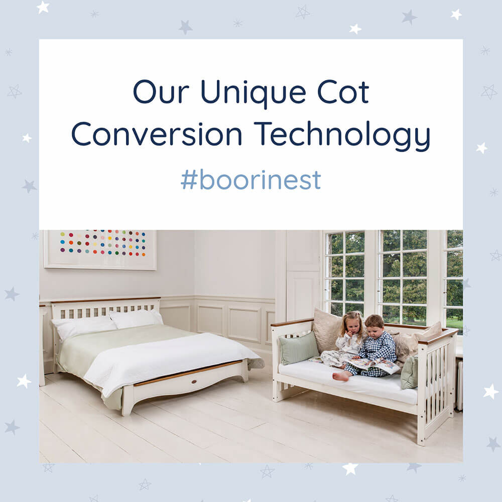 Boori's Unique Cot Bed Conversion Technology