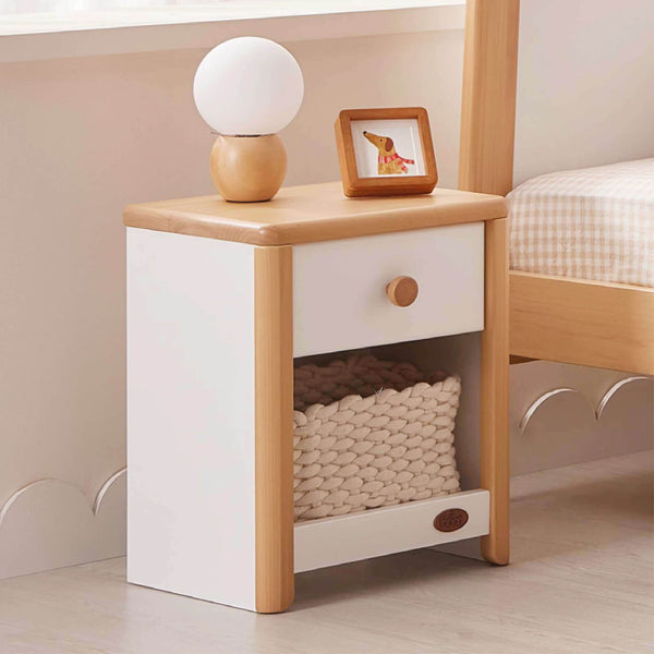 Barley White and Almond colored Avalon Bedside Table