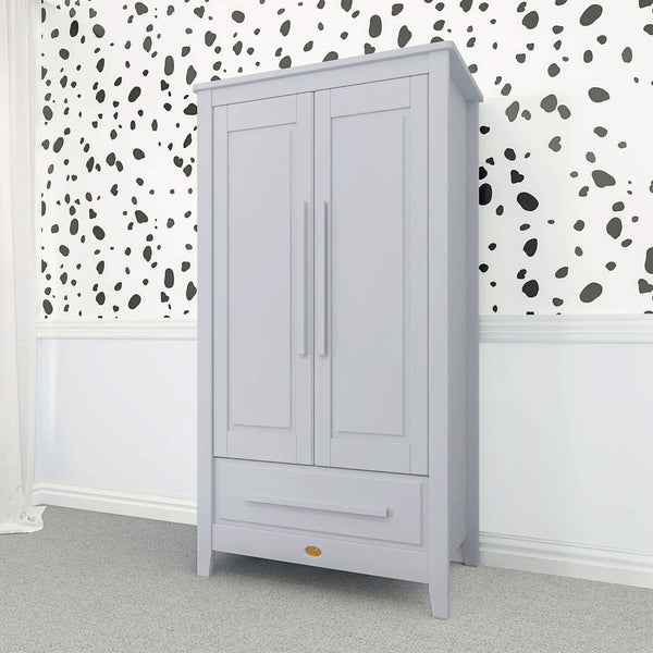 Pebble colored Linear 2 Door Wardrobe