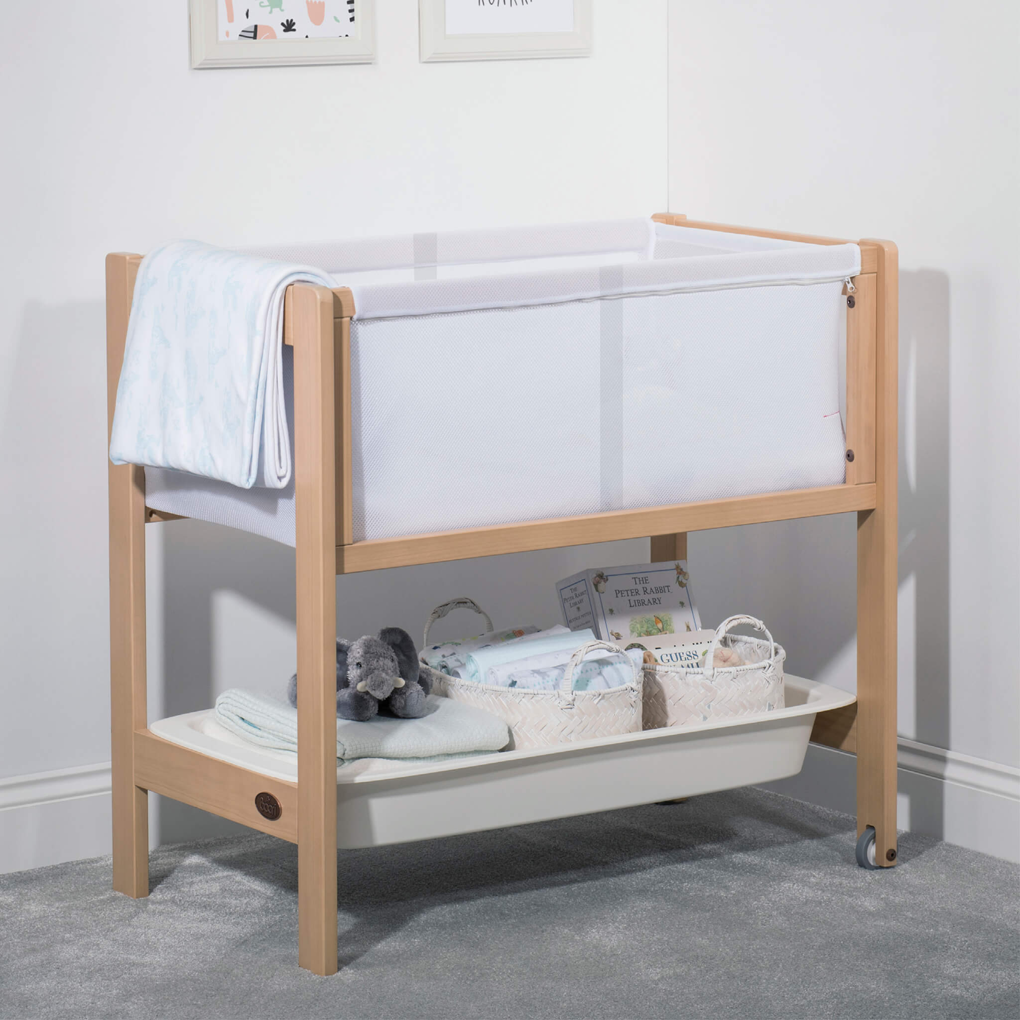 Neat Bedside Crib Convertible Bedside Sleeper Boori UK