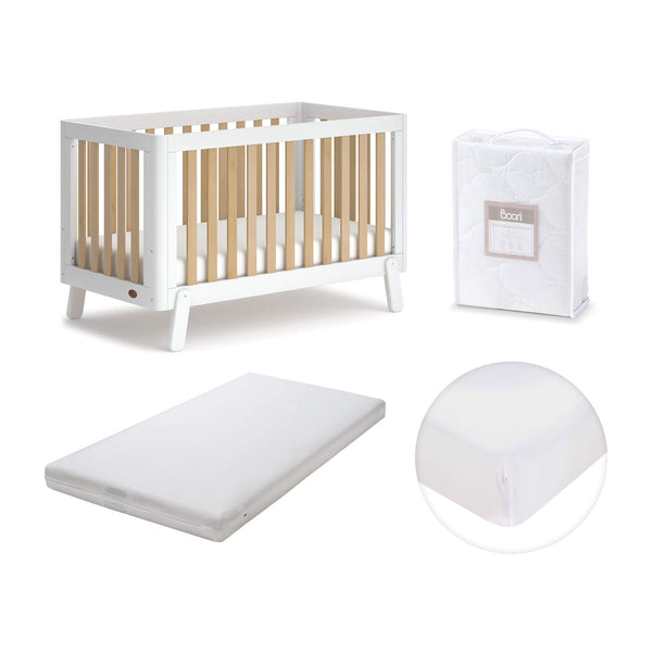 Turin Cot Bed with Mattress Bundle