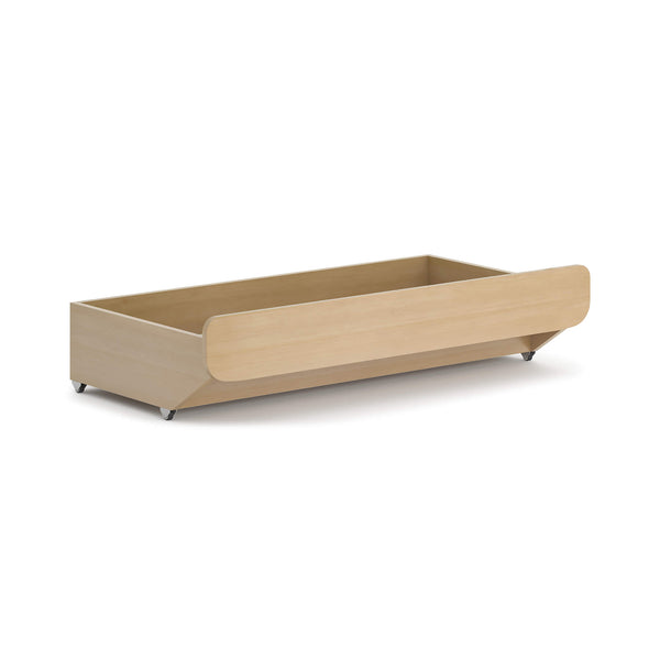 wooden under bed storage drawer on wheels
