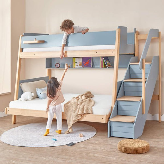 Natty Maxi Bunk Bed with Storage Staircase Boori UK