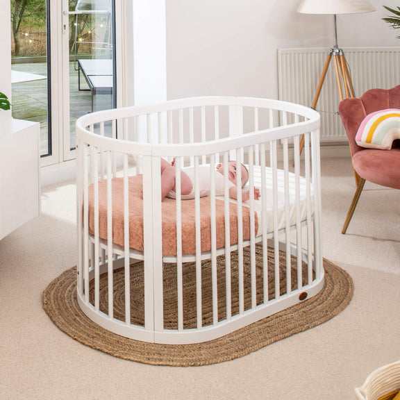 Oasis Oval Cot Modern, Stylish, Secure Boori UK