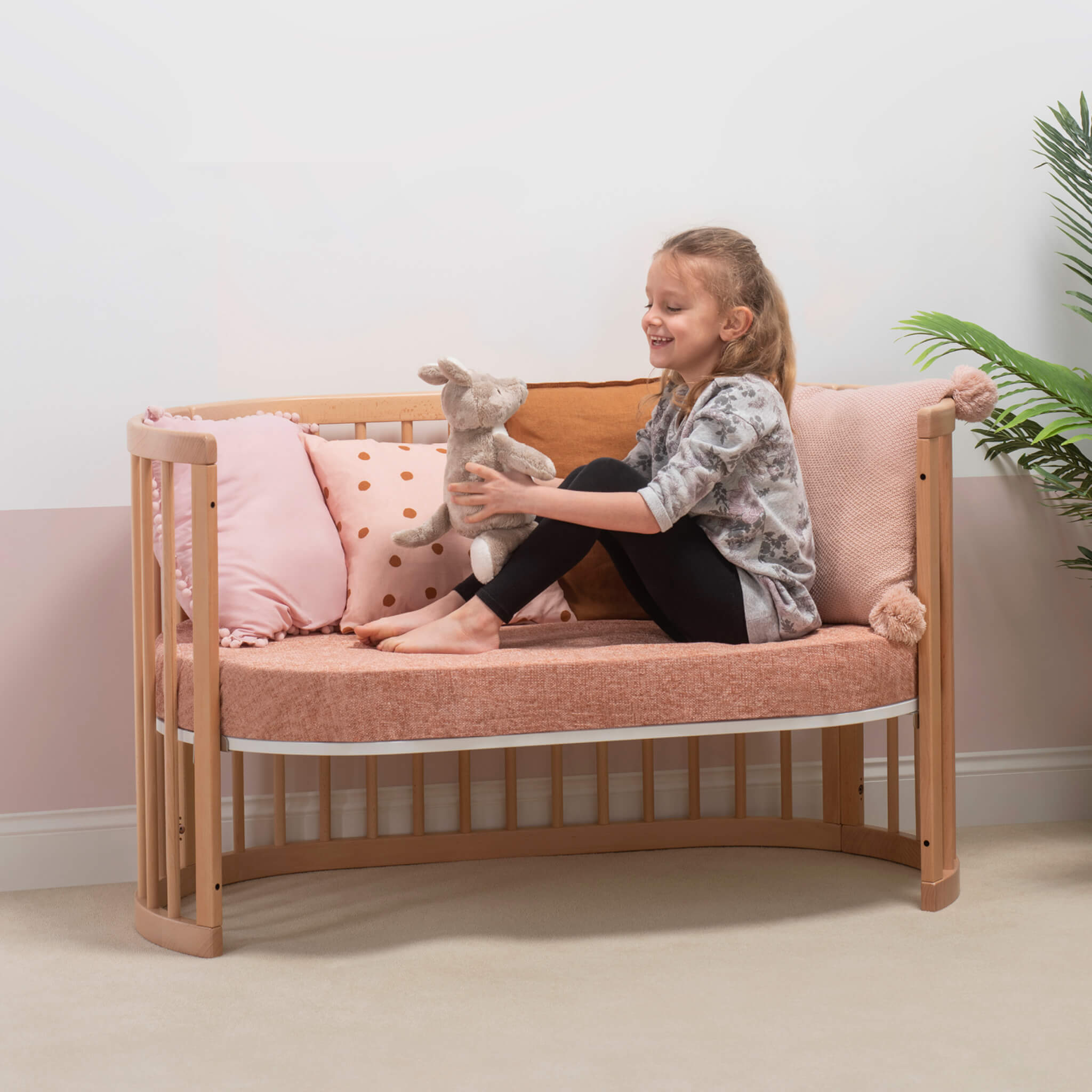 Oasis Oval Cot Modern, Stylish, Secure Boori UK