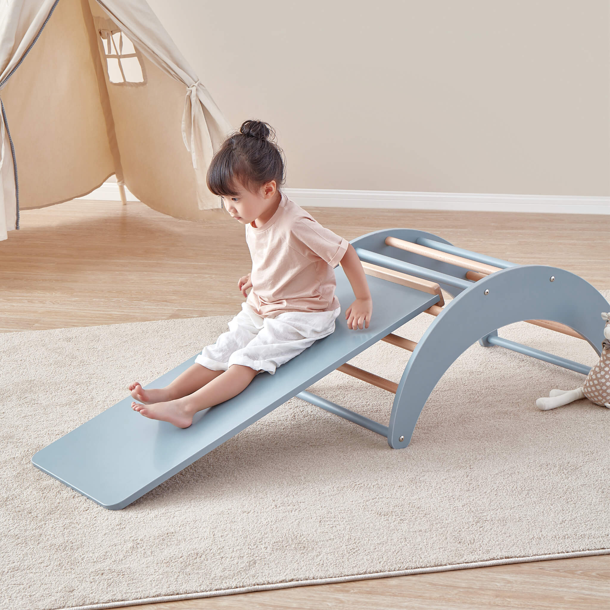 Tidy Climbing Board - Wooden Climbing Ramp – Boori UK