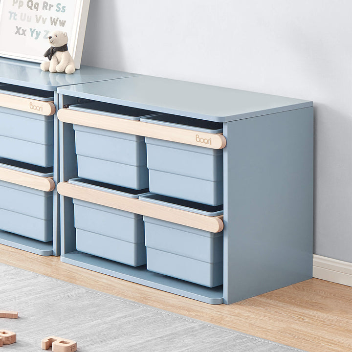 Blueberry and Almond Tidy Toy Cabinet