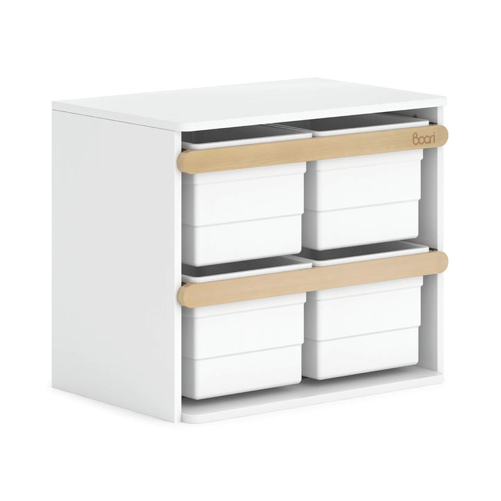 Barley White and Almond Tidy toy cabinet