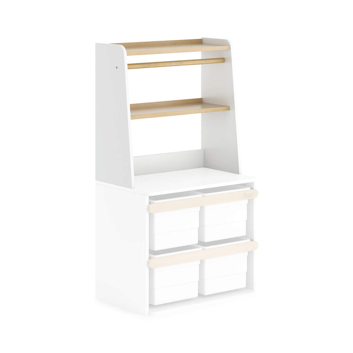 Barley White and Almond Tidy Toy Cabinet Shelf